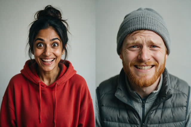 Two best friends brag about Black Friday deals they cannot afford — AI-generated fictional source portrait