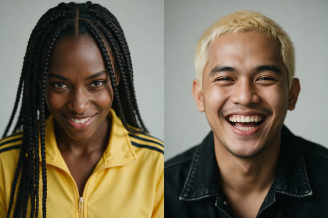 Best friends roast each other for being late and never texting back — AI-generated fictional source portrait