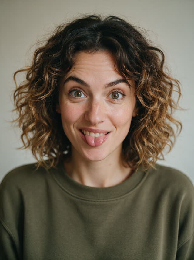 A friendly roast for a roommate who steals every snack. — Retrato ficticio generado con IA